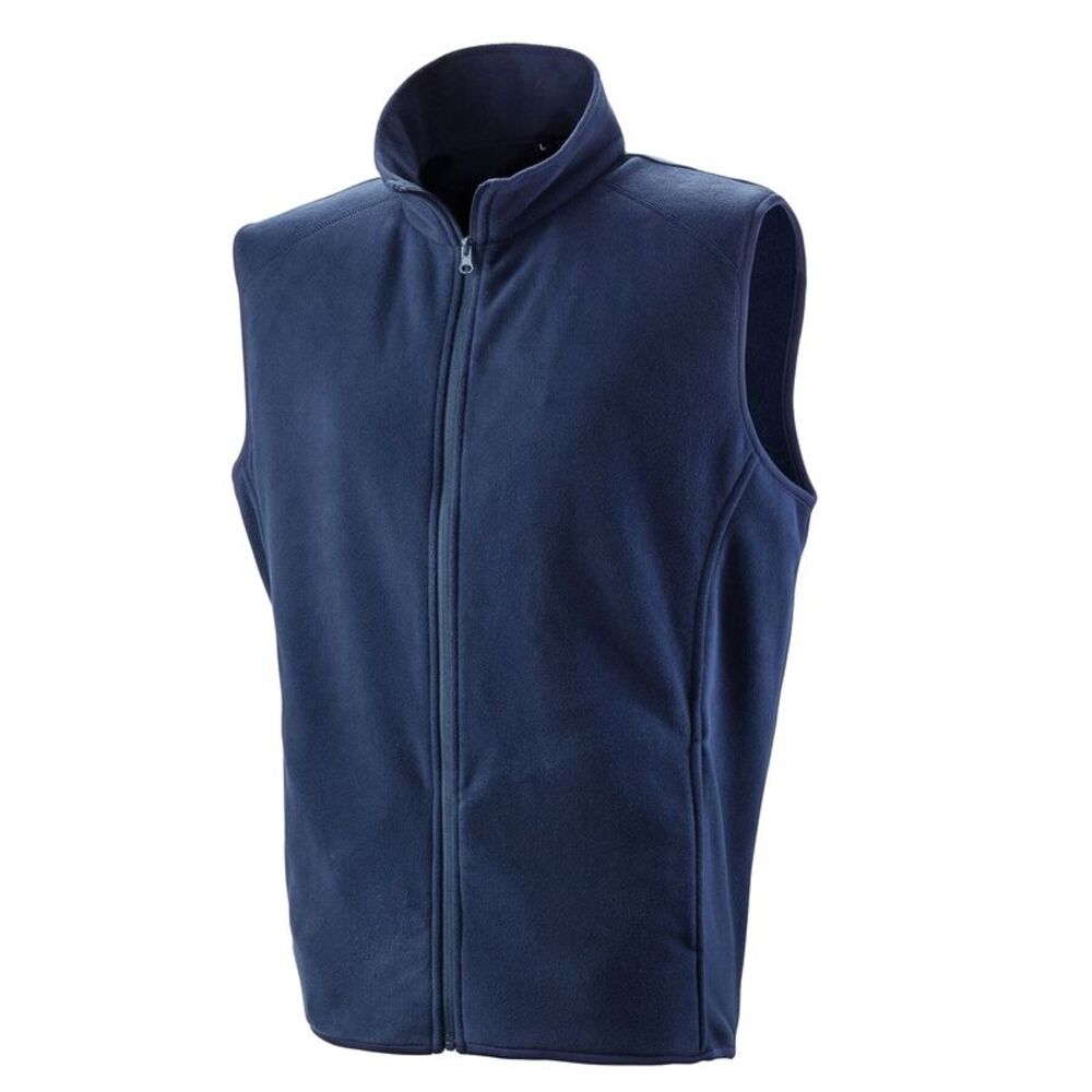 Result Core Mens Micro Fleece Gilet / Navy
